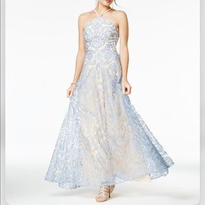 Homecoming Prom Evening Embroidered Gown Dress